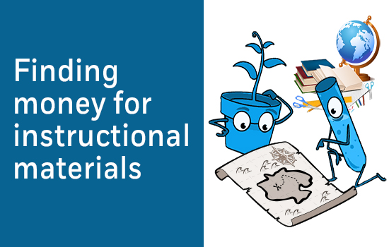 Finding money for instructional materials